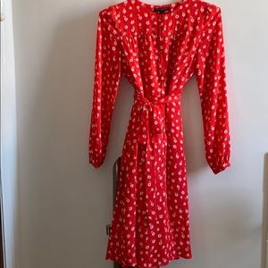 Gorgeous Red Floral dress